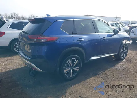 2023 Nissan Rogue Platinum Intelligent Awd из США, поврежденный, VIN JN8BT3DD2PW312718